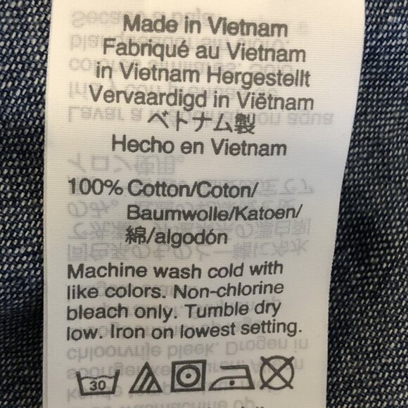 J. Crew Button Up Chambray Shirt 100% Cotton - Picture 14 of 16